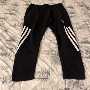 Adidas Black Joggers Track Pants